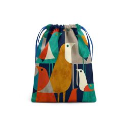 Stirrup Bag - Flock of Birds - STP6004