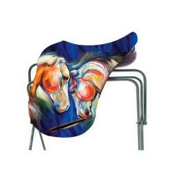 Saddle Cover - Twin Horses - SAD5002